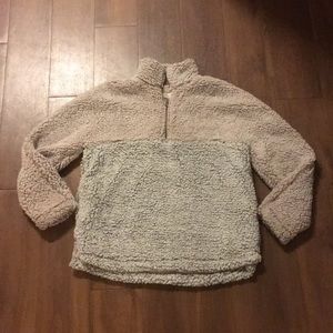 Thread & Supply Colorblock Whubby Fleece Pullover